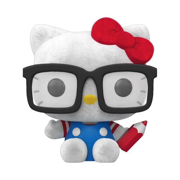 Hello Kitty (Glasses, Flocked), Hello Kitty, Funko Toys, FYE, Pre-Painted
